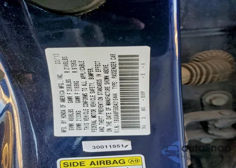 2013 Acura Tl Tech z USA, uszkodzony, nr VIN 19UUA8F58DA015444